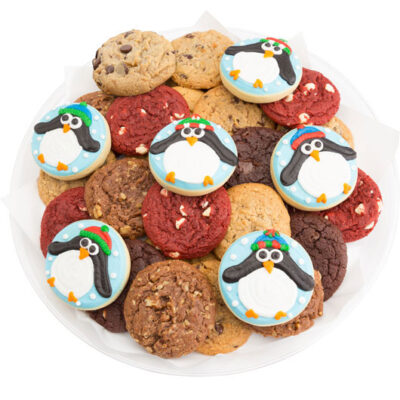 Happy Penguins Cookie Tray