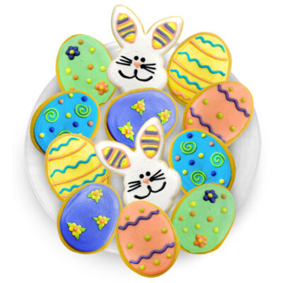 Easter Cookies Favor Tray
