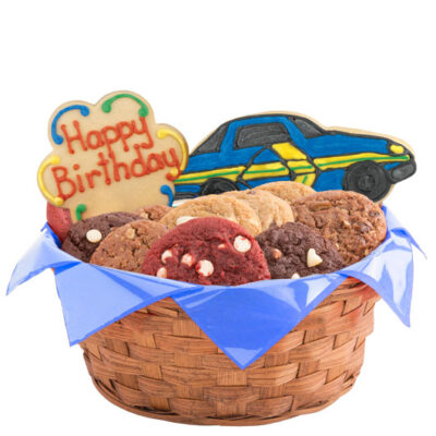Birthday Race Cars Basket