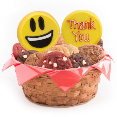 Sweet Emojis Basket-Thank You