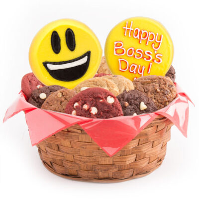 Sweet Emojis Boss Day Basket