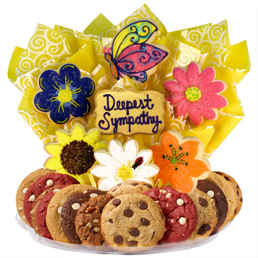 Sympathy Flowers BouTray