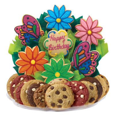 Butterfly and Daisy Birthday BouTray