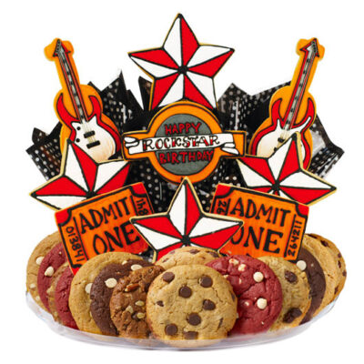 Happy Rockstar Birthday (Red) BouTray