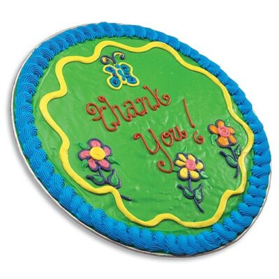Thank You Iced Cookie Cake
